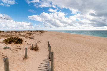 sand dunes shoreline