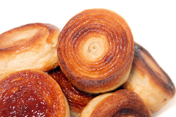 Rolled honey pastries