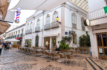 Street of Santo Antonio in Faro city