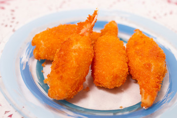fried shrimp leg
