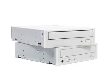 Obraz premium two dvd-roms on white