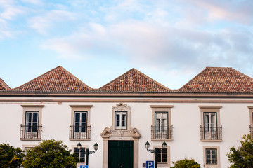 typical portuguese rooftops