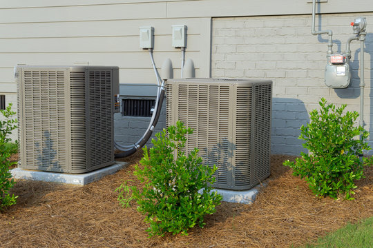 AC units connected to residential house