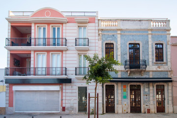 Obraz premium vintage portuguese buildings