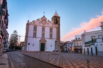 Obraz premium Main church of Olhao city
