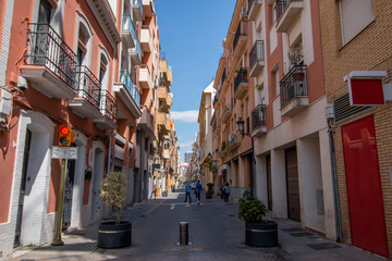 Fototapeta na wymiar Streets of Huelva city