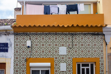 typical buildings of the portuguese cities