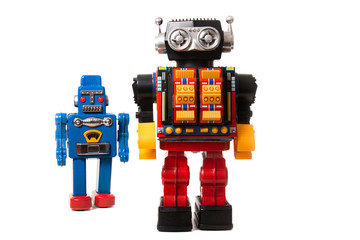 Fototapeta premium Vintage tin robot toy