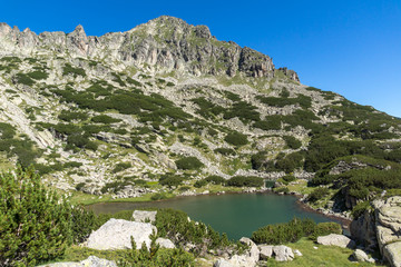 Fototapeta na wymiar Landscape of Samodivski lakes, Pirin Mountain, Bulgaria