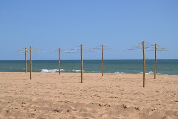 Puste plaże Portugalii