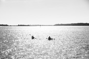 Kayaking in the Sound