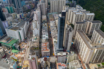  Aerial view of Hong Kong city