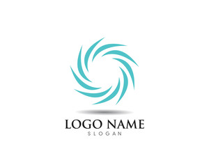 circle logo vector template icon illustration design 