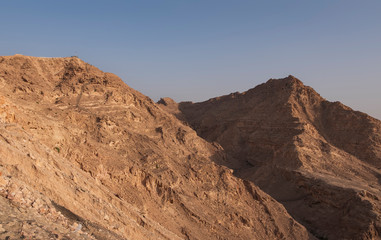 Jebel Al Hafeet Mountain in Al Ain, Abu Dhabi, UAE