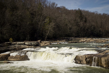 Obraz premium waterfall in ohiopyle