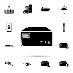 packing box icon. Universal set of logistic for website design and development, app development