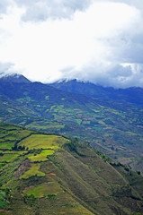 Naklejka premium mountain sky rock stone travel valley