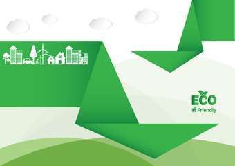Ecology environmentally friendly concept Vector infographic