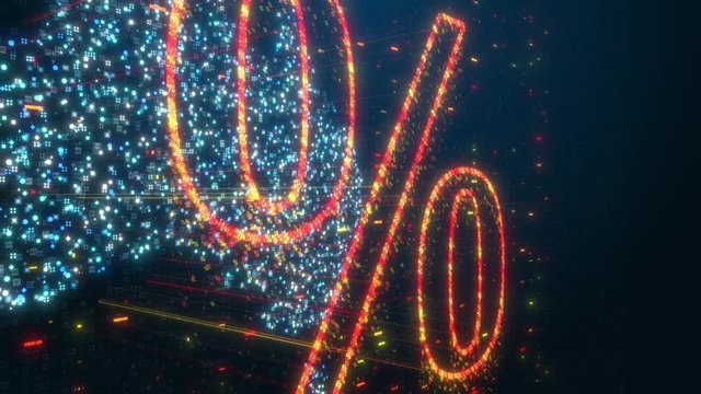 Australia reserve bank global interest rates decline currency money loan - Conceptual 3D render animation 