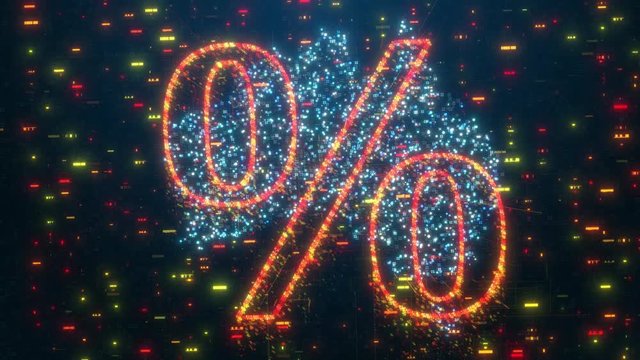 Australia recession Interest rate quantitative easing money supply reserve bank - Conceptual 3D render animation