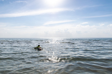 beach and ocean