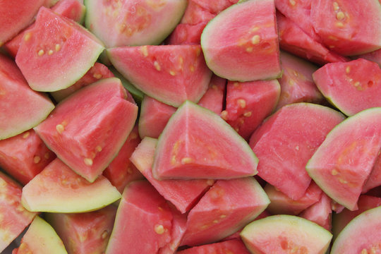 Pink guava background