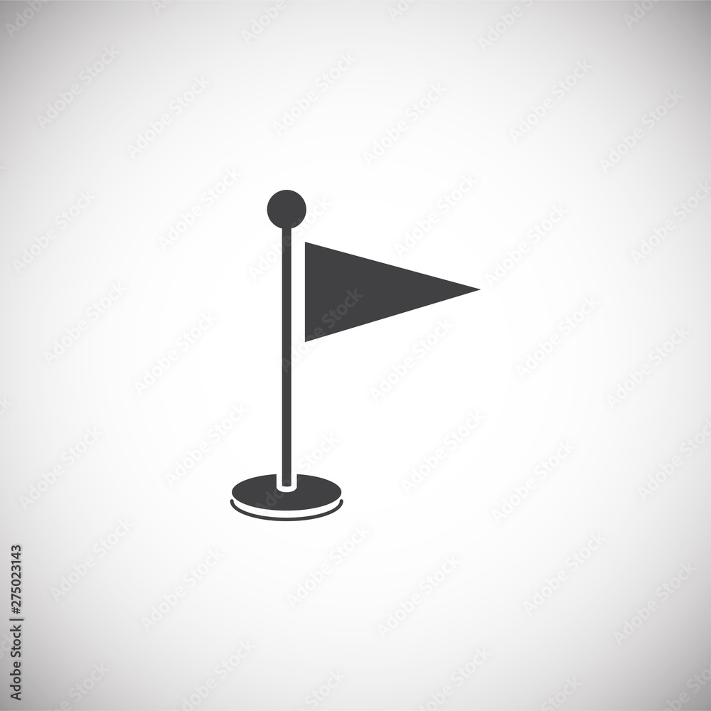 Poster geolocation related icon on background for graphic and web design. simple illustration. internet con