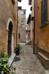 Fototapeta na wymiar Bergamo, Italy. Beautiful summer cityscape