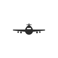 plane icon template black color editable. plane symbol style vector sign isolated on white background. Simple logo vector illustration for graphic and web design.