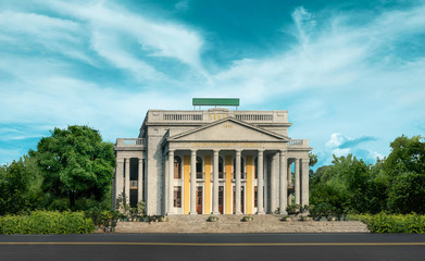 Obraz premium Bangalore,Sir Puttanna Chetty Town Hall