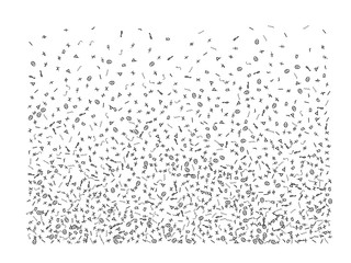 Egypt signs, hand drawn confetti digital. 