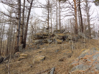 Jus Stone Park.Khakassia.Russia.