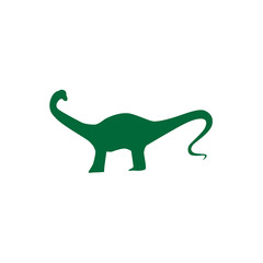dinosaur vector logo Green
