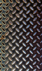 Diamond plate steel pattern