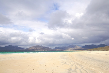 Luskentyre Beach auf der Isle of Lewis and Harris in Schottland