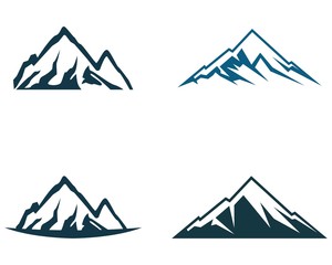 Mountain Logo icon Business Template Vector