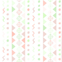  Wrapping textile sample shapes. Tribal vector ornament. Colorful geometric background.