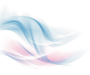 Abstract colored background, abstract lines twisting into beautiful bends