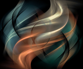 Abstract color background beautiful lines