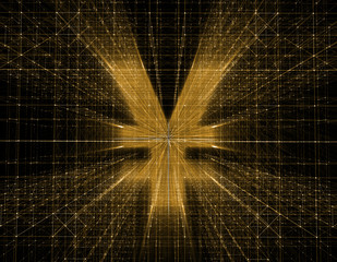 Financial technology, technology digital and currency symbols,renminbi