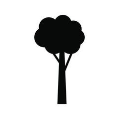 Tree icon vector. Tree sign illustration. 