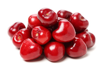 Cherry isolated on white background