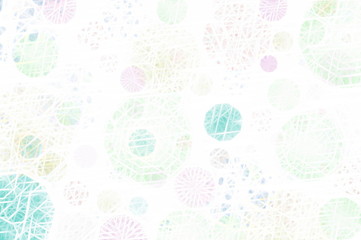  beautiful illustration of an abstract background of colored circles