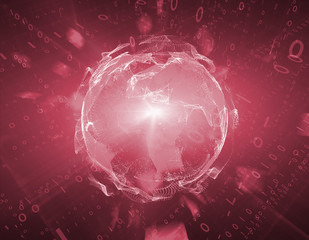 Future Digital Technology, Technology Earth, Global Digital Information Communication