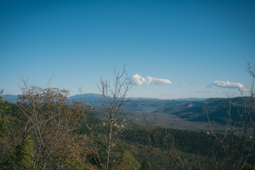 Riding up and down the valleys in Istria, finding hidden places, old cities in the inland