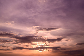 Obraz premium dramatic sky with clouds