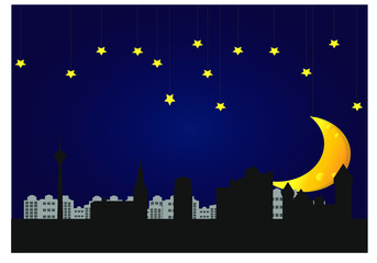 skyline of dusseldorf city in germany