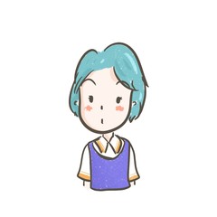 little short hair girl