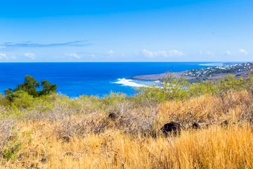 Fotobehang landscape with sea and blue sky, Réunion Island  © Unclesam