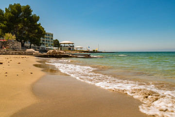 Fototapeta na wymiar Croatia, Umag beach in summer time 